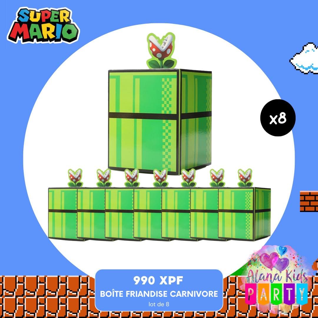 Boîte Friandise Plante Carnivore Super Mario (lot de 8)