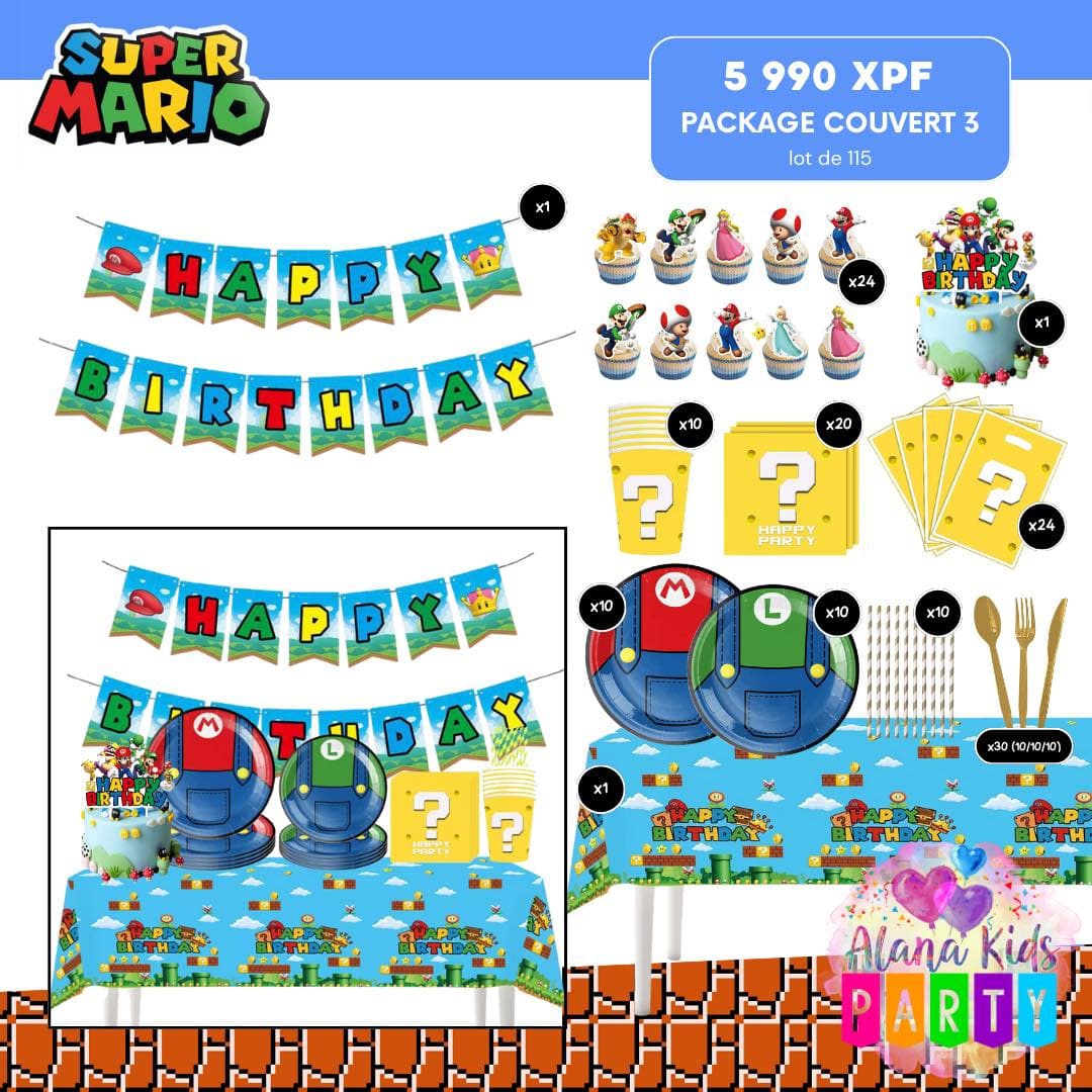 Pack Vaisselle Super Mario Complet (lot de 115)