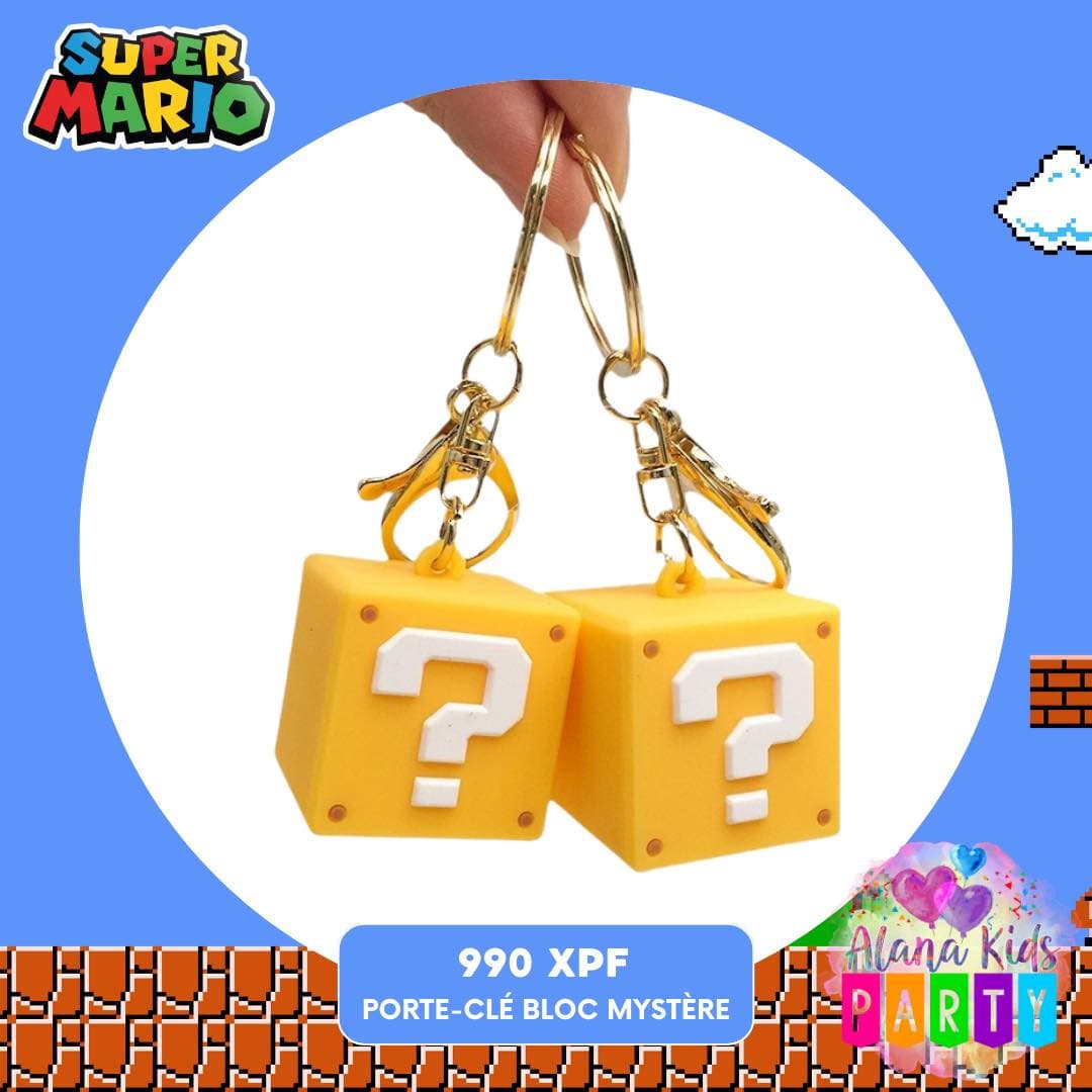 Porte-Clé Bloc Mystère Super Mario