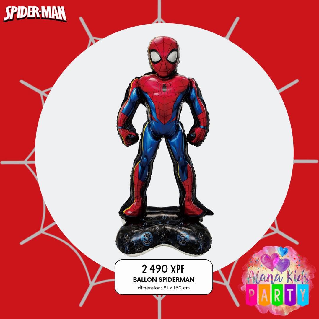Ballon Spiderman Géant (81x150 cm)