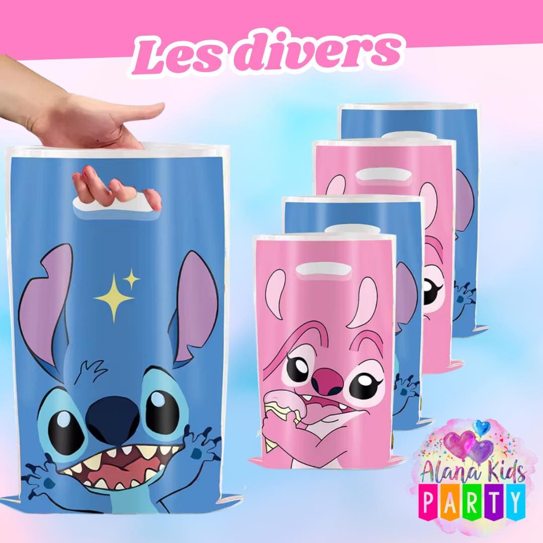 Sachets Cadeaux Stitch & Angel (lot de 10)