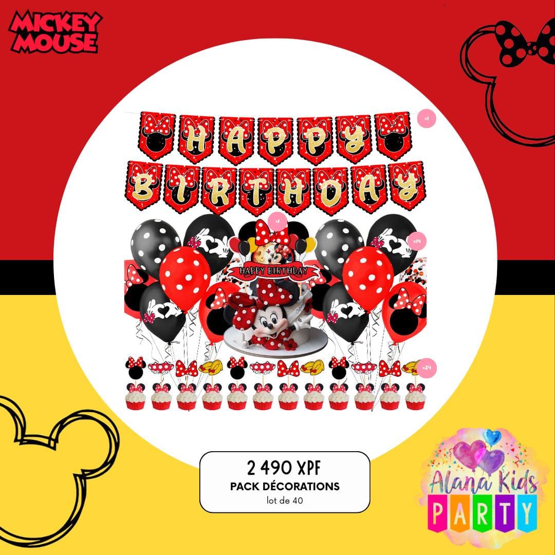 Pack Décorations Mickey Mouse (lot de 40)